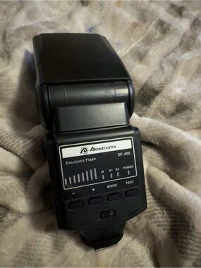 Powerextra DF-400 Electronic Camera Flash - Black